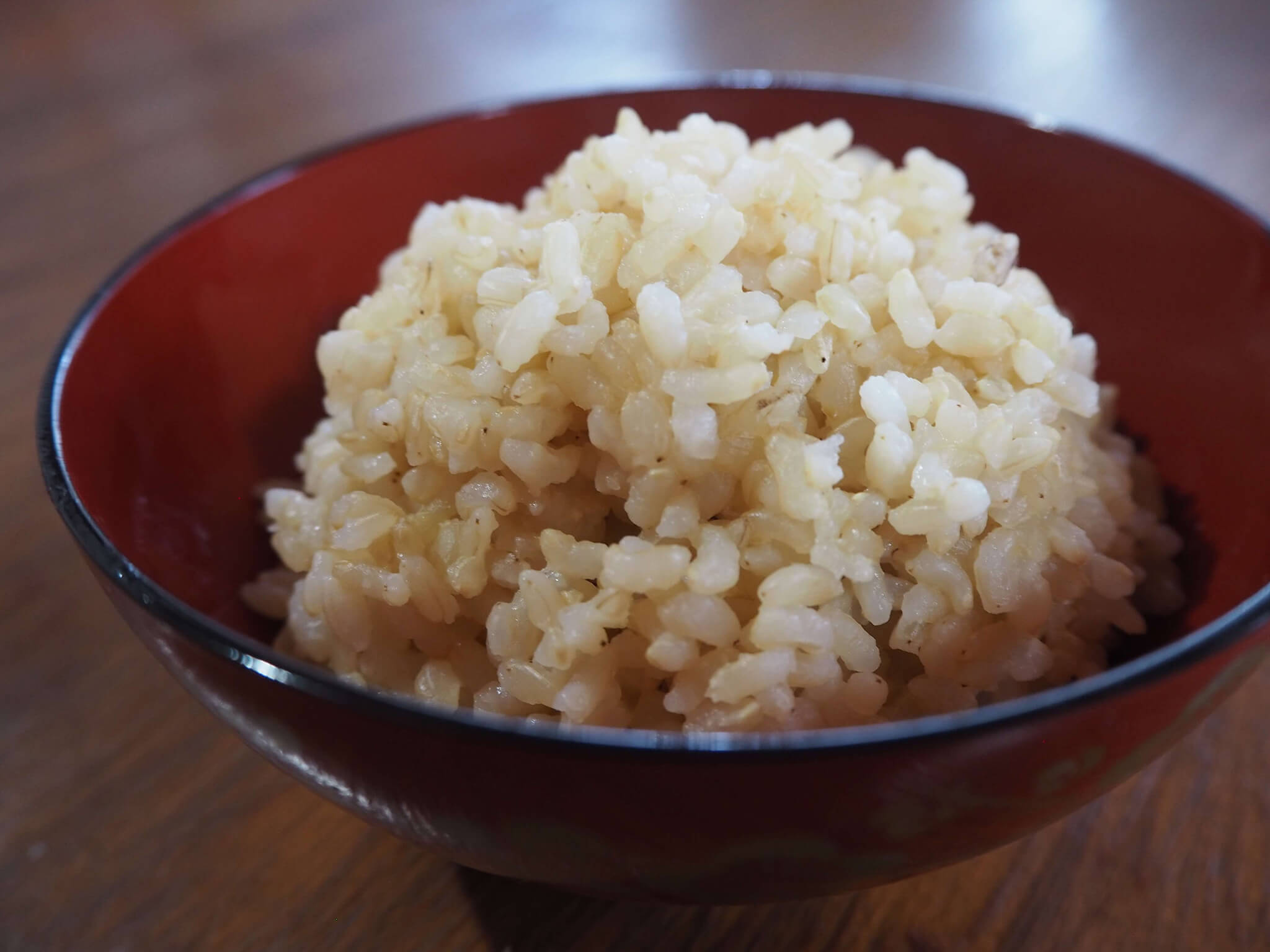豆乳で炊いた冷凍レトルト玄米